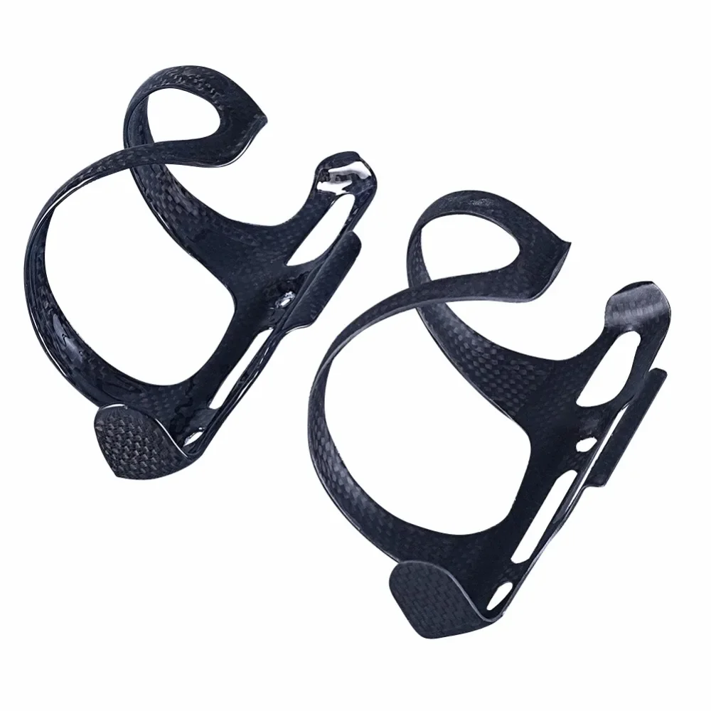 bicycle bottle cage 3K Carbon Drink Bottle Holder Side Pull Bike Cage MTB Road Cycling Water Bottle Holder Matte/Glossy 20g