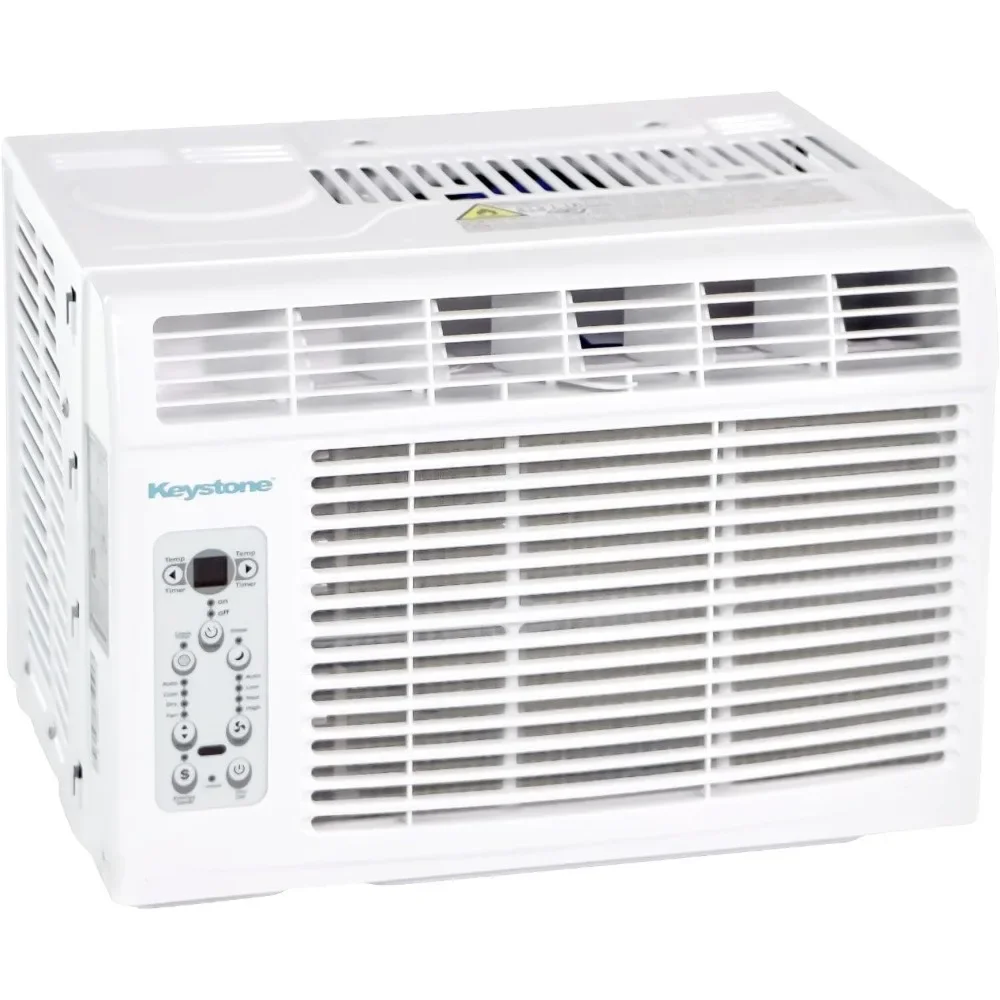 L # 8,000 BTU 115V Window And Wall Air Conditioner With 3,500 BTU Supplemental Heating, Window/Wall AC Unit