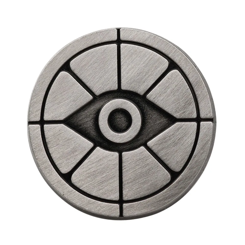 Deadlock Game Brosche Valve MOBA Shooter Logo Abzeichen Eye Wheel Silhouette Metall Anstecknadel Geek Gamer Schmuck Geschenk für Fans – Detail 1