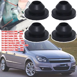 4pcs Rubber Grommet For Opel Astra G H Combo Corsa C Omega B Speedster Tigra Twintop Vectra B C Windshield Washer Pump Seal