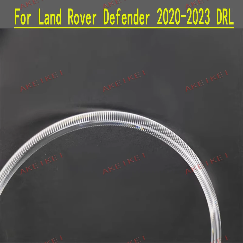 For Land Rover Defender 2020-2023 DRL Board Car DRL Headlight Light Guide Strip Daytime Running Light Tube Bar