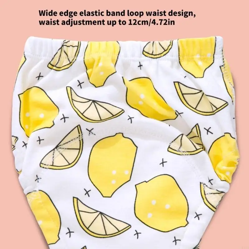 سراويل داخلية من القطن قابلة للتنفس R66D للأطفال الصغار الذين تتراوح أعمارهم بين 6 أشهر إلى 3 سنوات