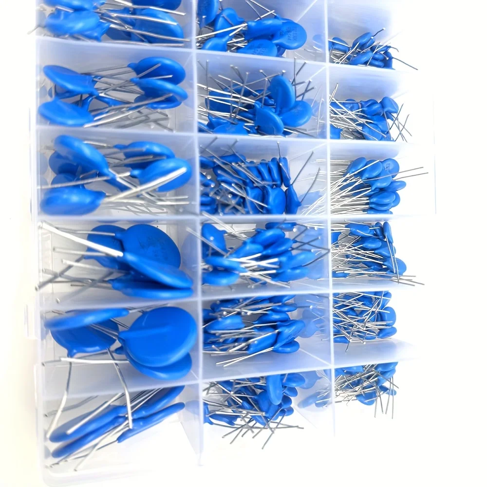 일반 저항기 세트, 바리스터 저항기 팩, 모듬 키트 박스, 24 값, 5D431K ~ 20D390K, 395 개/로트