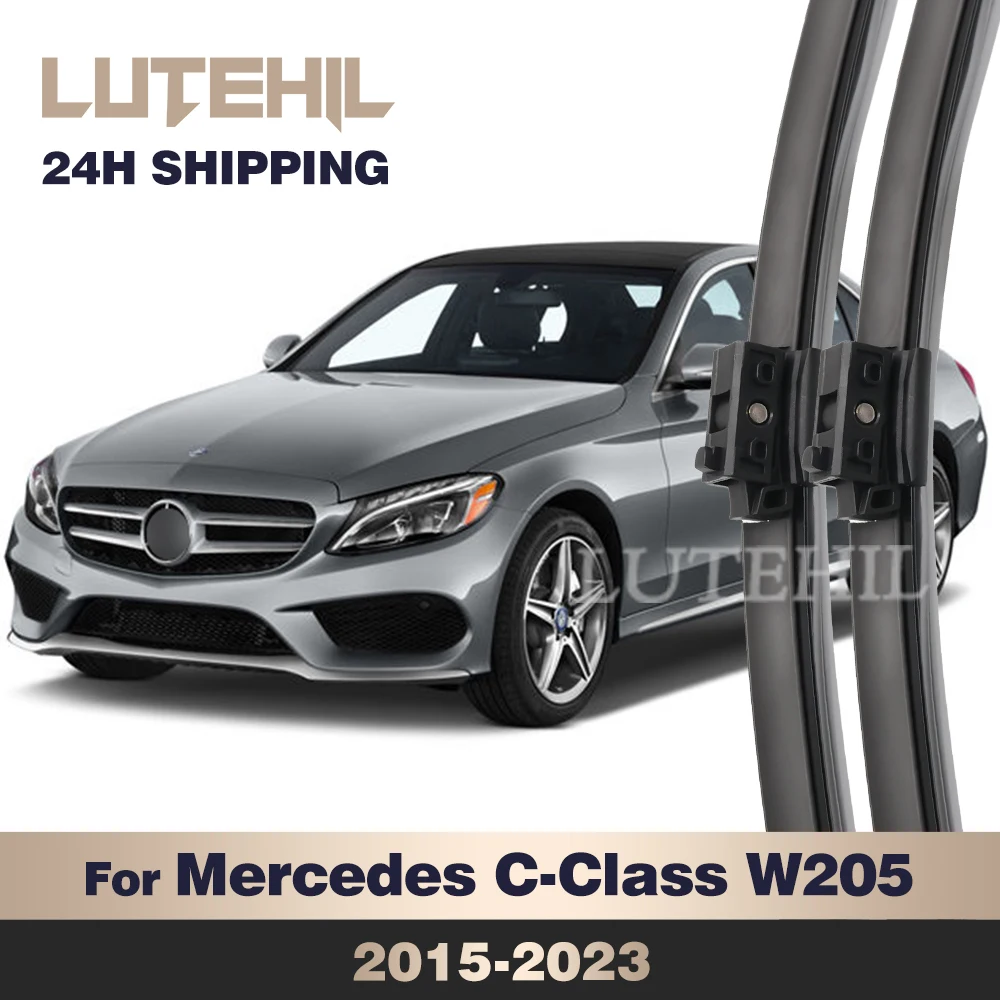 Für Mercedes-Benz C-Klasse W205 2015-2023 2016 2018 2019 2020 Wischerblätter Windschutzscheibe 22"+22"