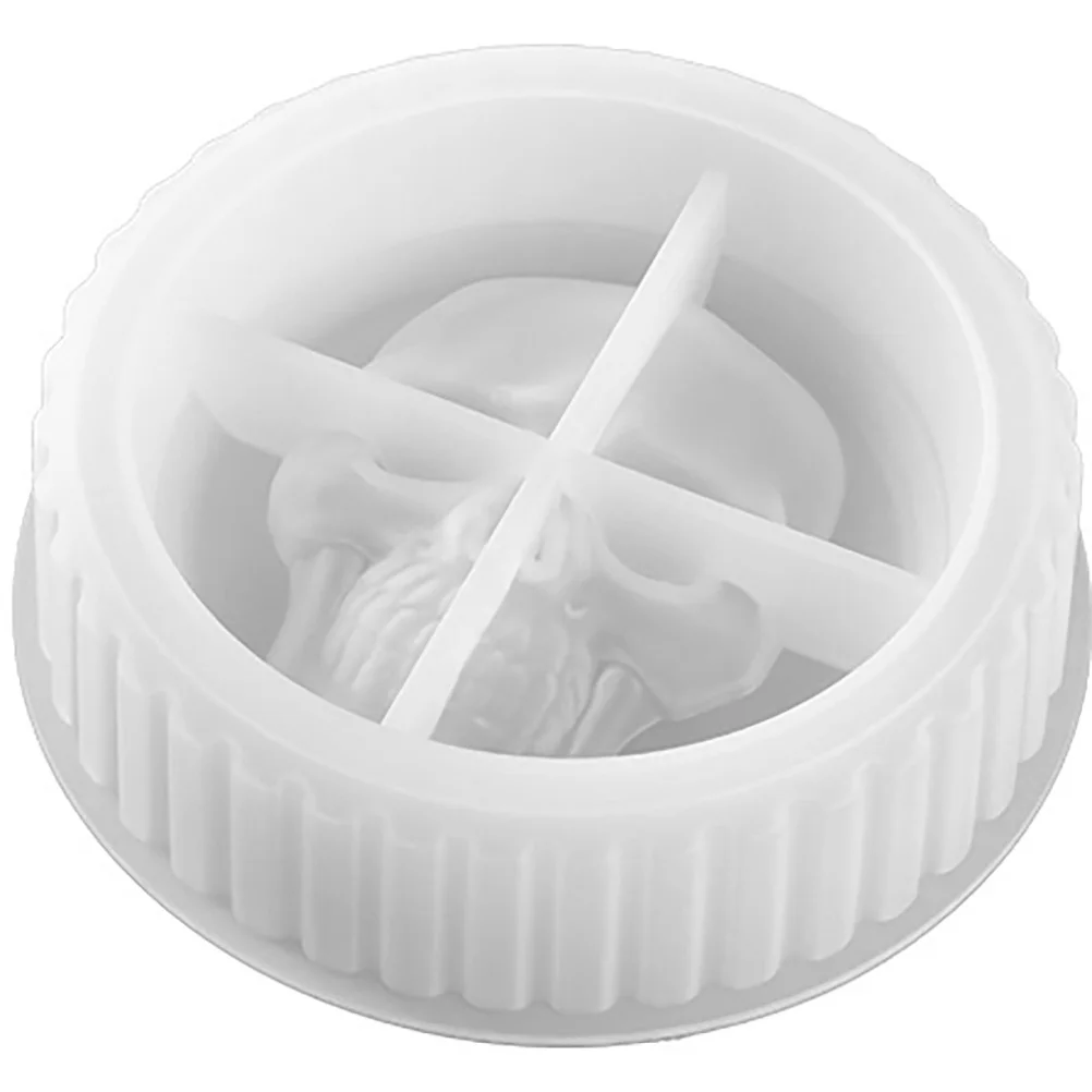 

Skull Storage Box Mold Silicone Halloween Molds Epoxy Resin Small Moulds for Casting