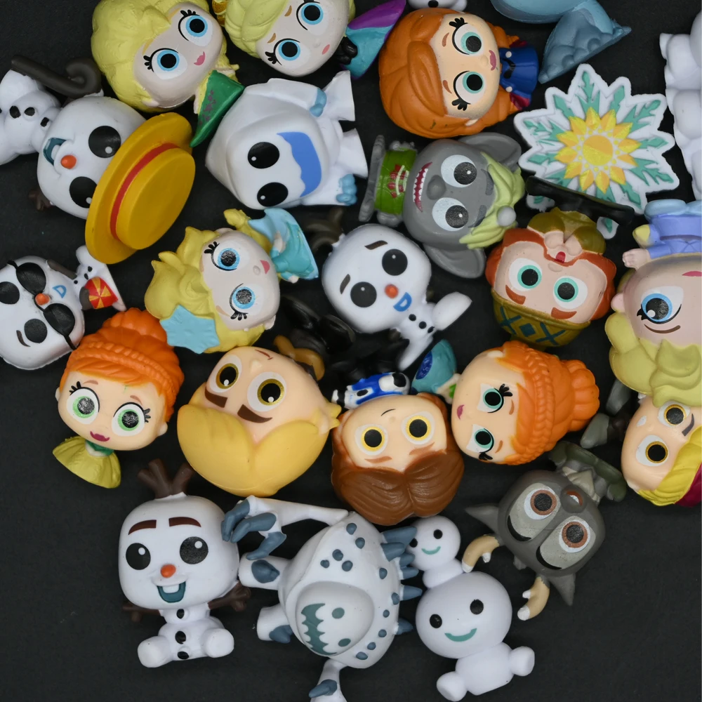 24 قطعة/المجموعة الكرتون أنيمي إلسا آنا أولاف كريستوف هانز ملكة الثلج عمل الشكل جمع نموذج لعب للأطفال هدية الكريسماس #3