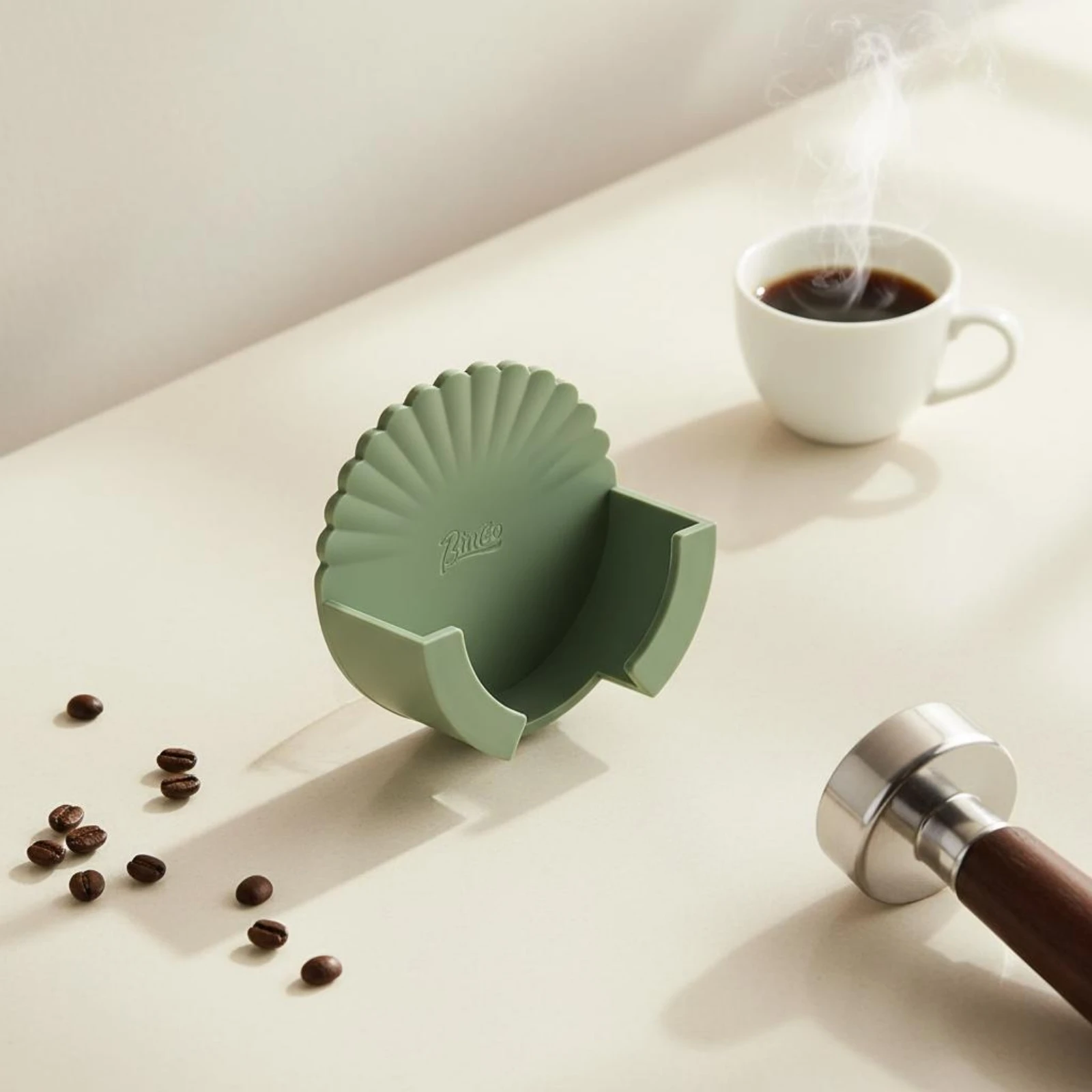 Portafilter Wall Holder Easy-Mount Installation Espresso Handle Storage Rack Coffee Strainer Handle Mount Strong Adhesive