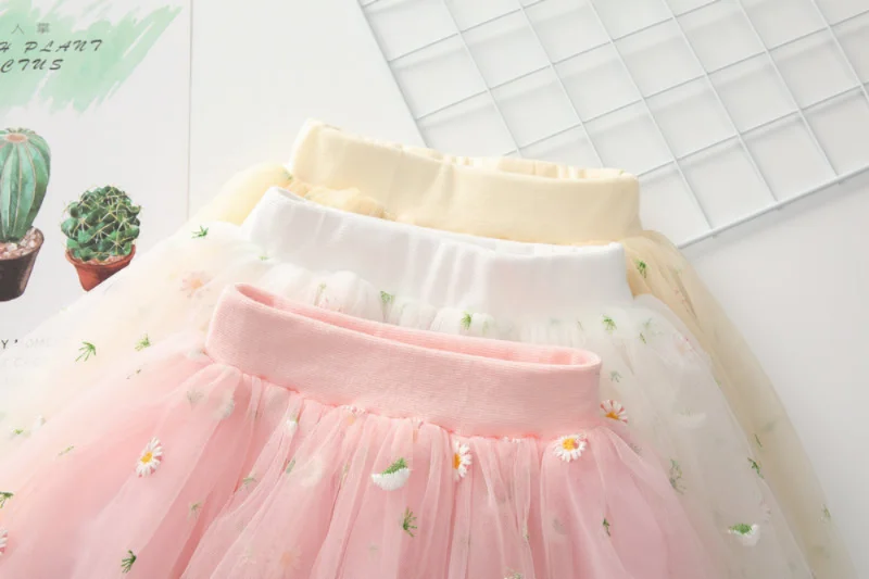2-7Y Baby Mädchen Tutu Röcke Perle Kurze Kuchen Kleinkind Mädchen Rock Kinder Bogen Prinzessin Wellenförmige Rosa Puffy Tüll Röcke ballett Kinder – Detail 11