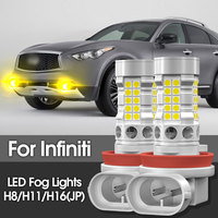 2pcs LED Fog Light Blub H11 H8 Lamp Canbus For Infiniti FX35 FX37 FX50 M35 M37 M56 QX50 QX56 QX60 QX70 Q40 Q60 EX35 G25 G37 JX35