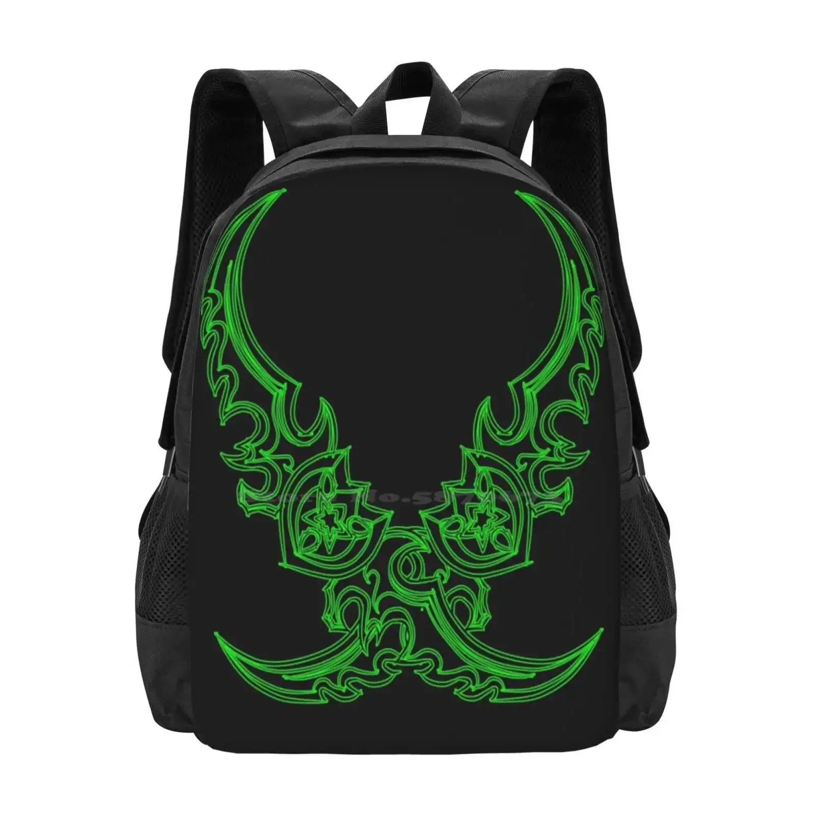 

Warglaives Of Azzinoth Hot Sale Schoolbag Backpack Fashion Bags Wow Illidan Demonhunter Wings Black Temple Bc Burning Bloodelf
