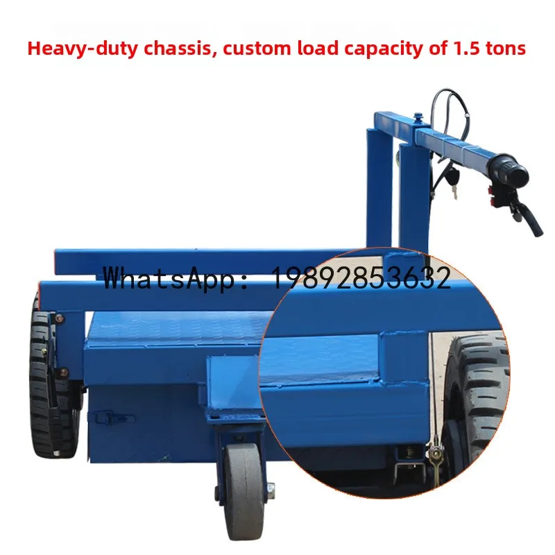 YFY Electric  Flatbed  Hand Push  Construction Site  ALC Board Handling  Heavy Duty  Glass Transport