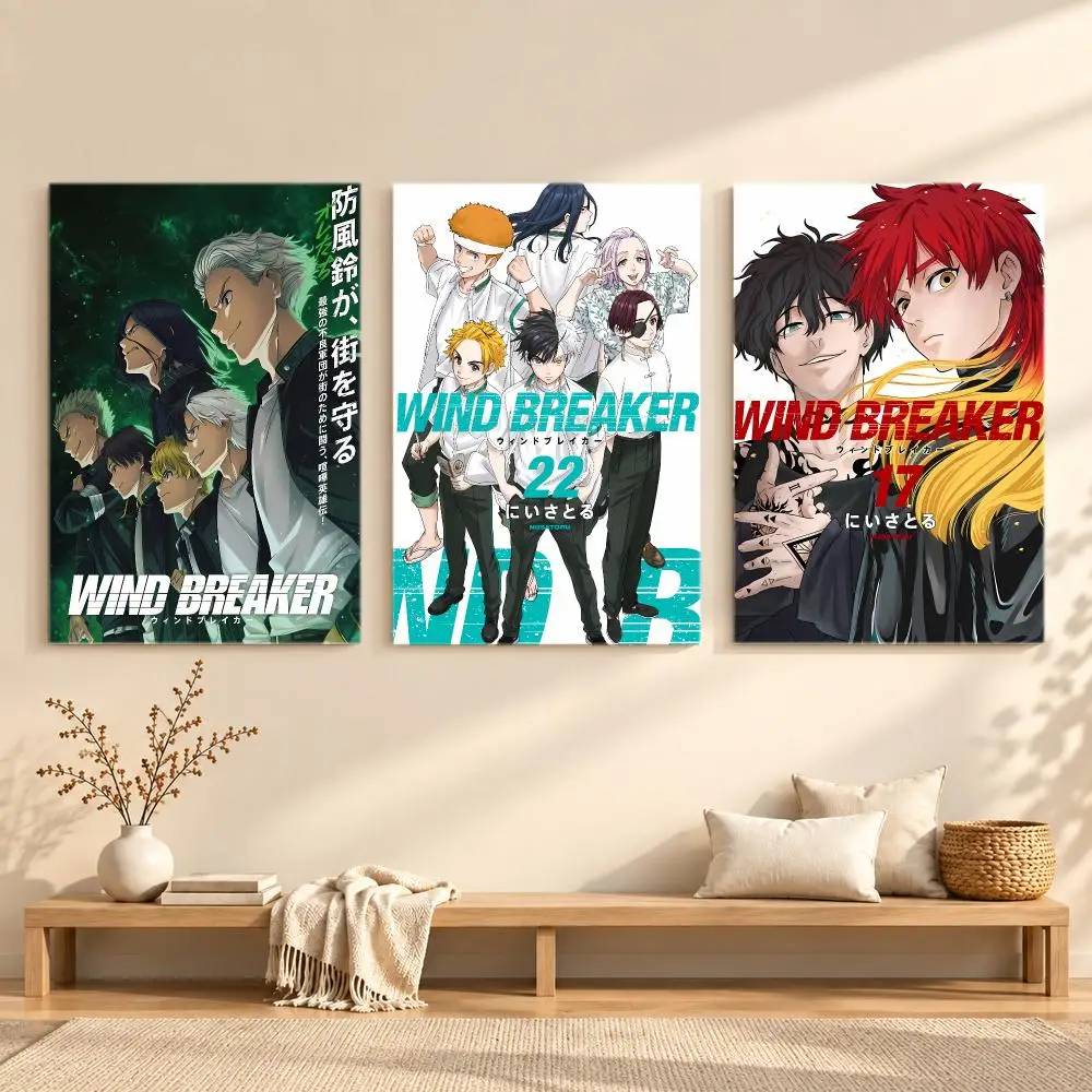 Action manga WIND BREAKER Poster Series Print Unframed Aesthetic Wall Decor Gift Living Room Bedroom