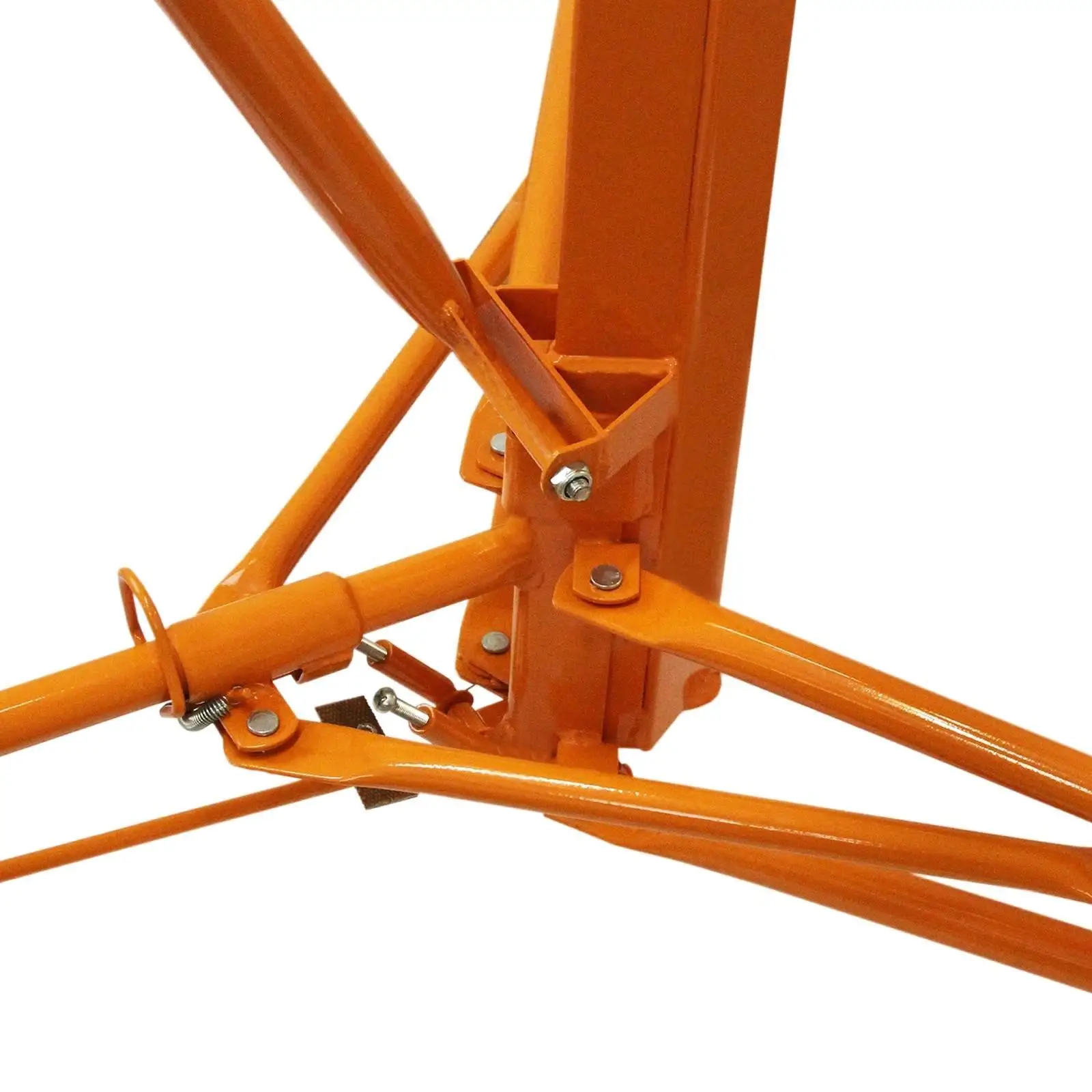 16FT Drywall Lifter Hoist Jack with Rolling Casters - 150lbs Load Capacity, Lockable Construction Tool