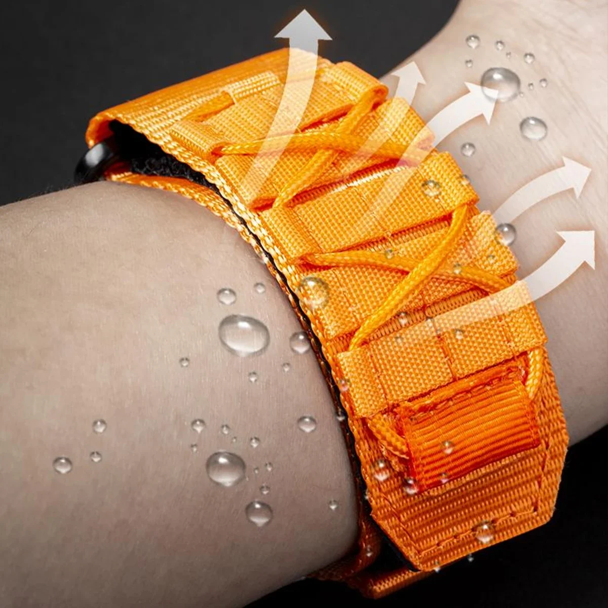 سوار حلقة سفر من النايلون لساعة سامسونج جالاكسي 8 الترا 2 كوريا سوار معصم رياضي لملحقات سامسونج جالاكسي الترا 47 ملم