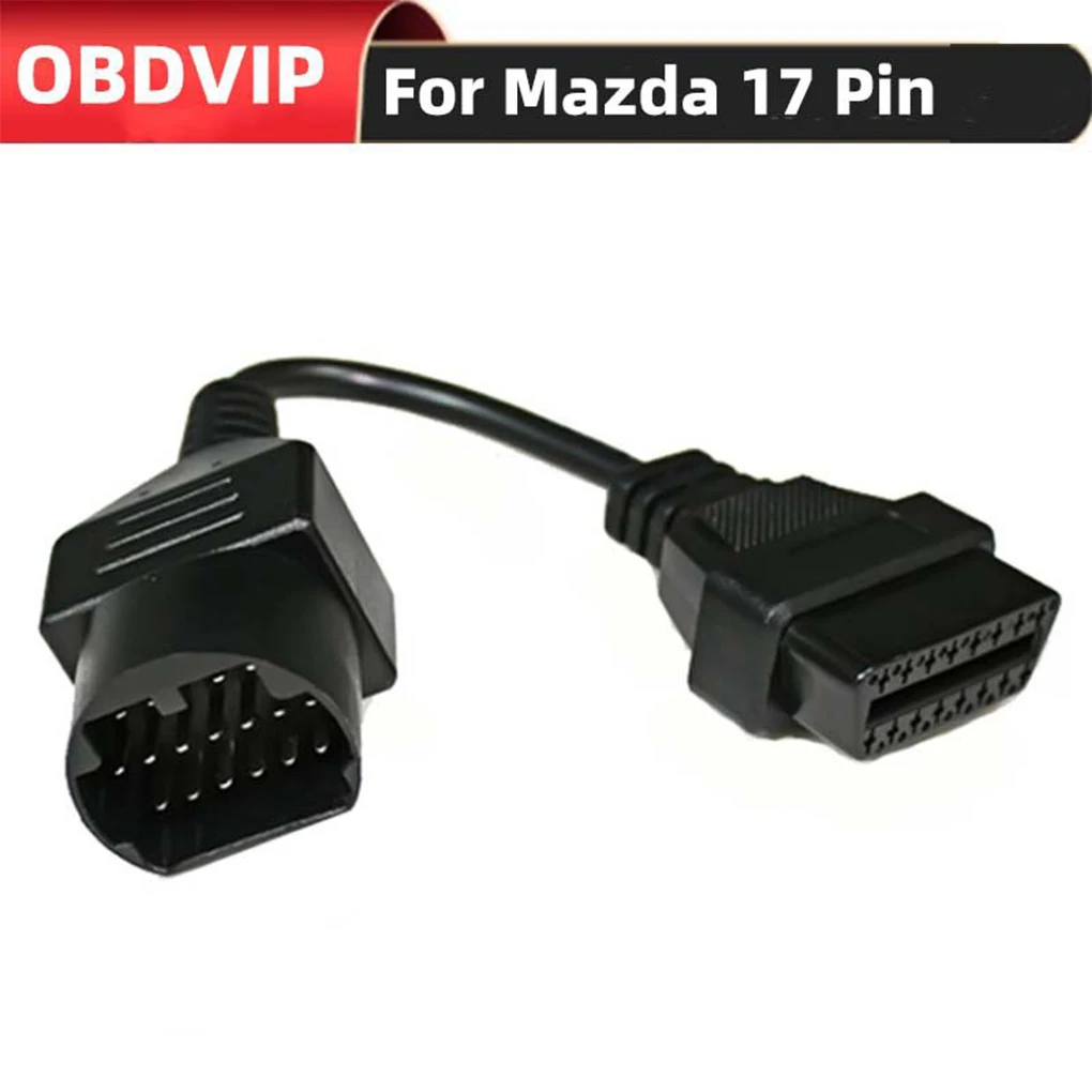 17Pin to OBD 16Pin Diagnostic Connector Cable Converting Adapter Wire