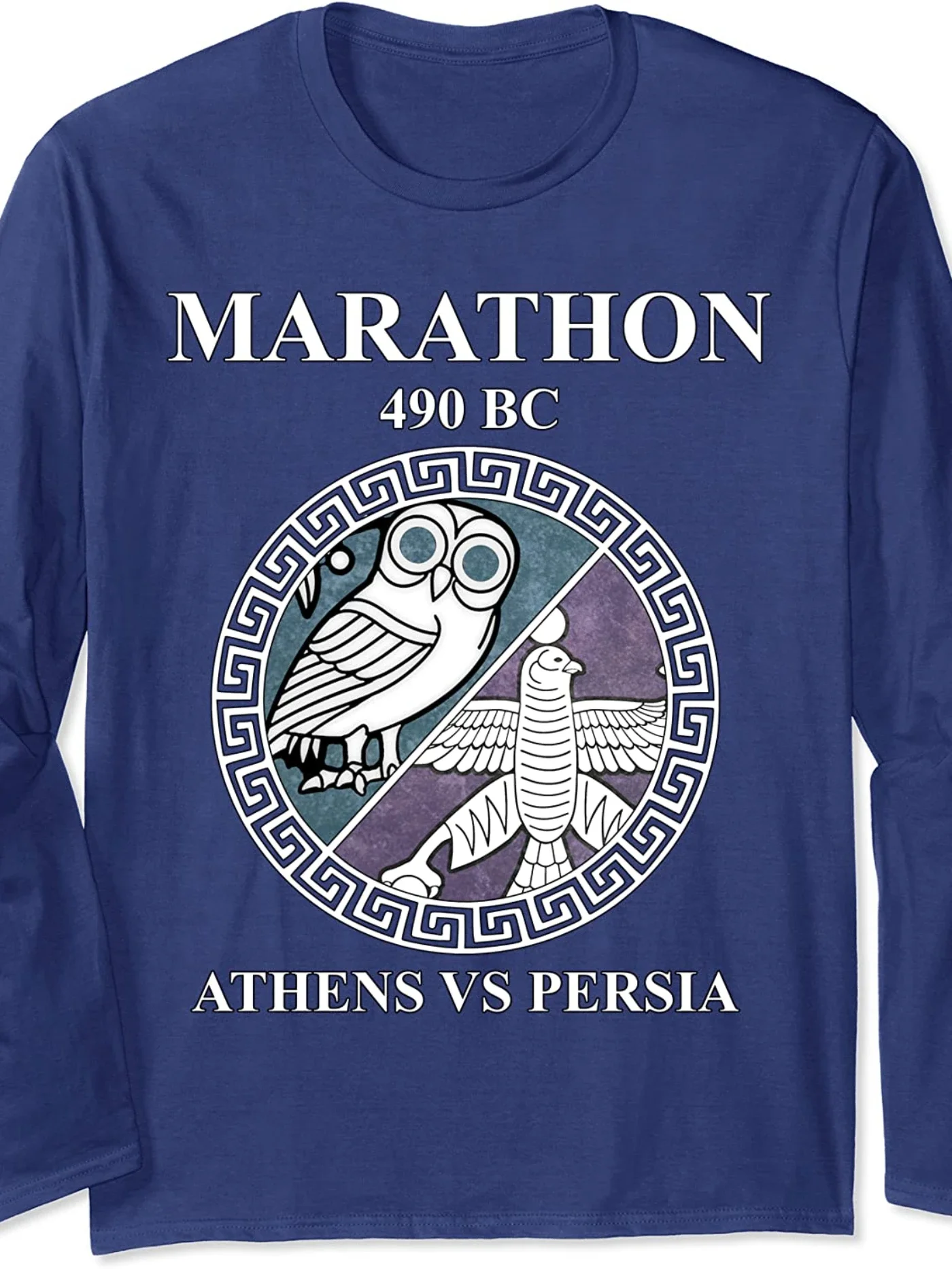 The Battle of Marathon Athens Vs Persia T-Shirt. Premium Cotton Long Sleeve O-Neck Mens T Shirt New S-3XL