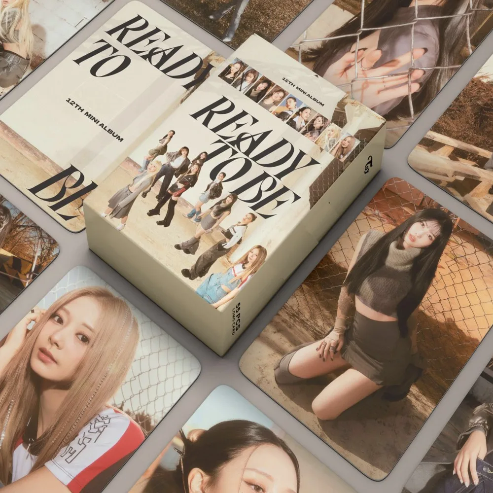 55pcs/set KPOP Girls Group New Album Ready To BE I GOT YOU LOMO Card Collector Card Postcard Photo Card Fans Collect Souvenirs