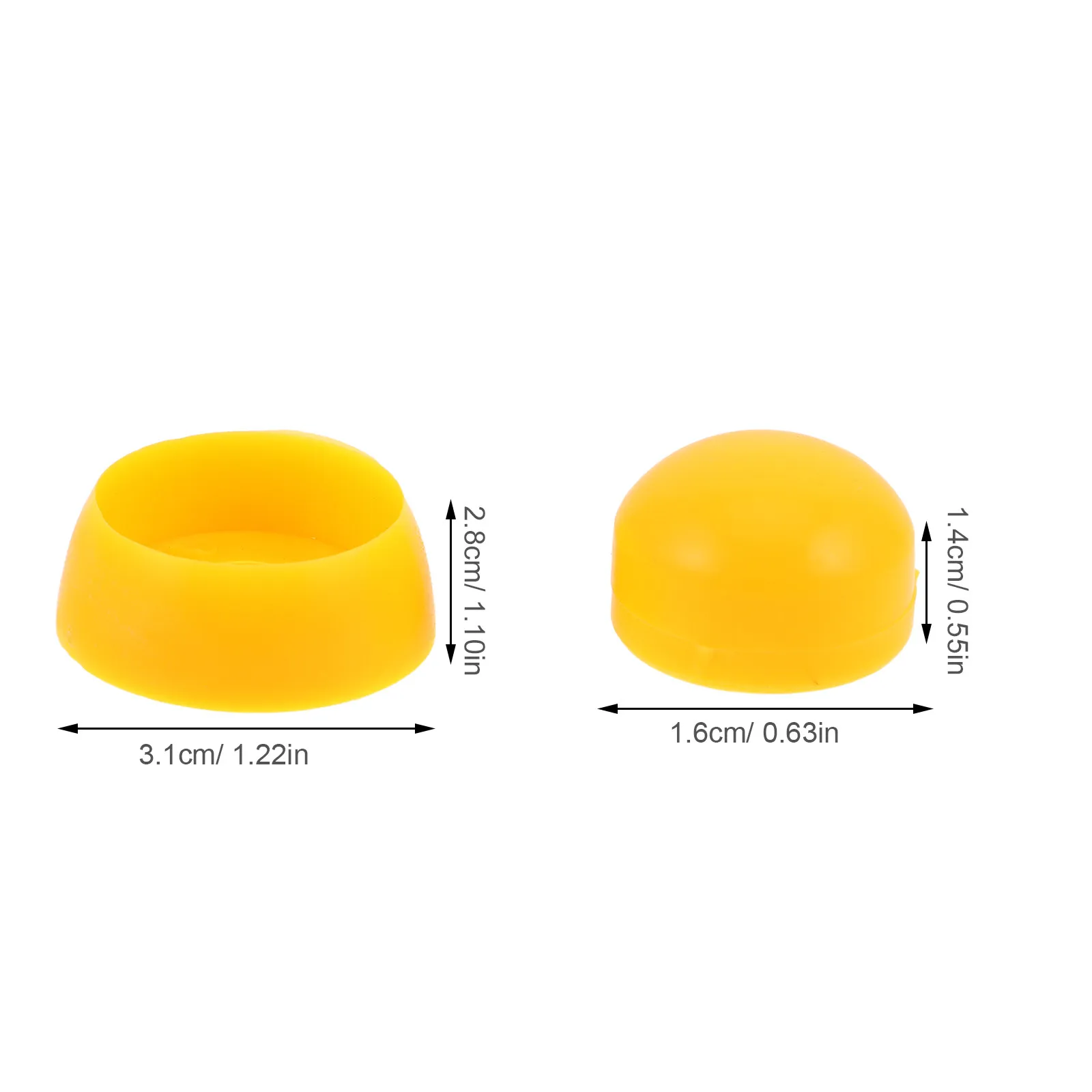 10pcs UV-Resistant Plastic Safety Nut Caps for Playground Equipment – Wearproof Bolt & Screw End Covers view 3