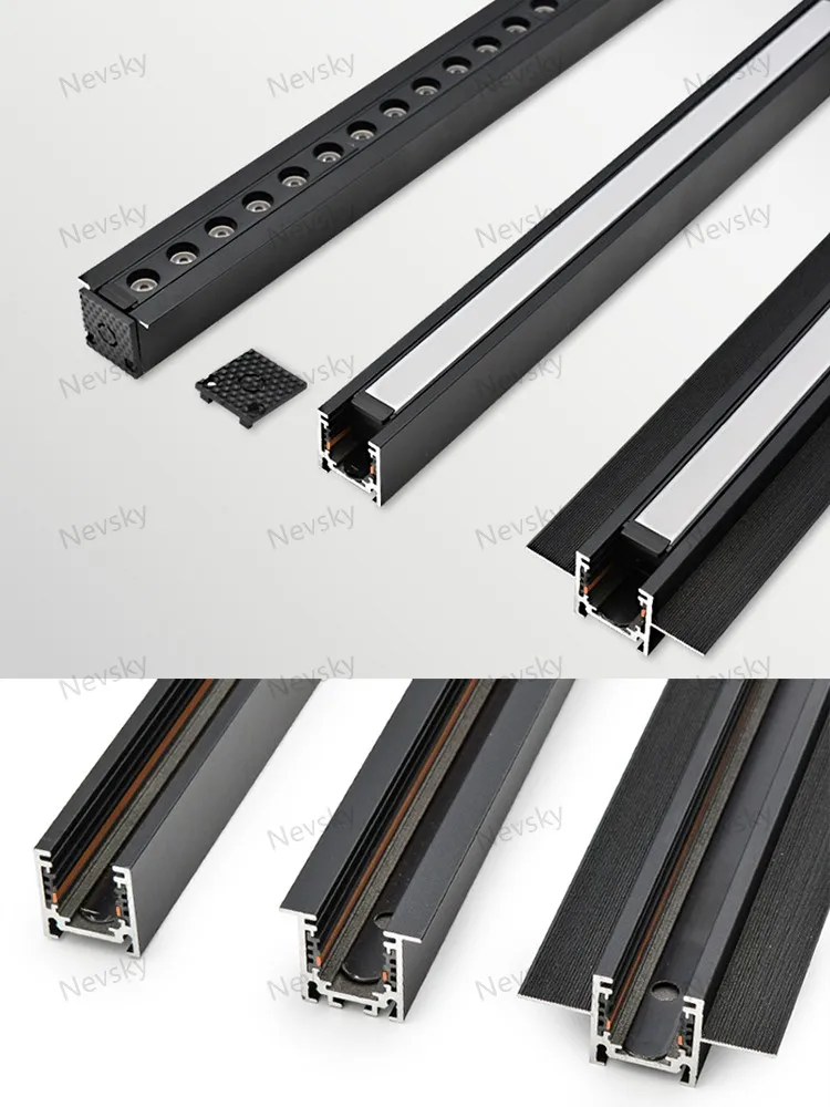 N7 Modern narrow Magnetic Track Lights (Provide quotation according to drawings)