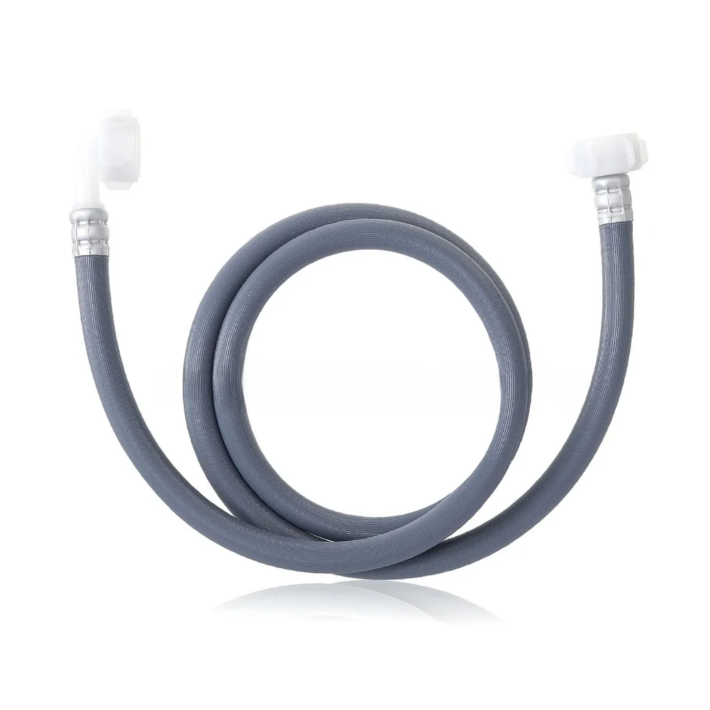High Pressure Rated Inlet Hose for Washing Machines Using 6 Thread Fitting for 3/4 Inch Threaded Water Sources