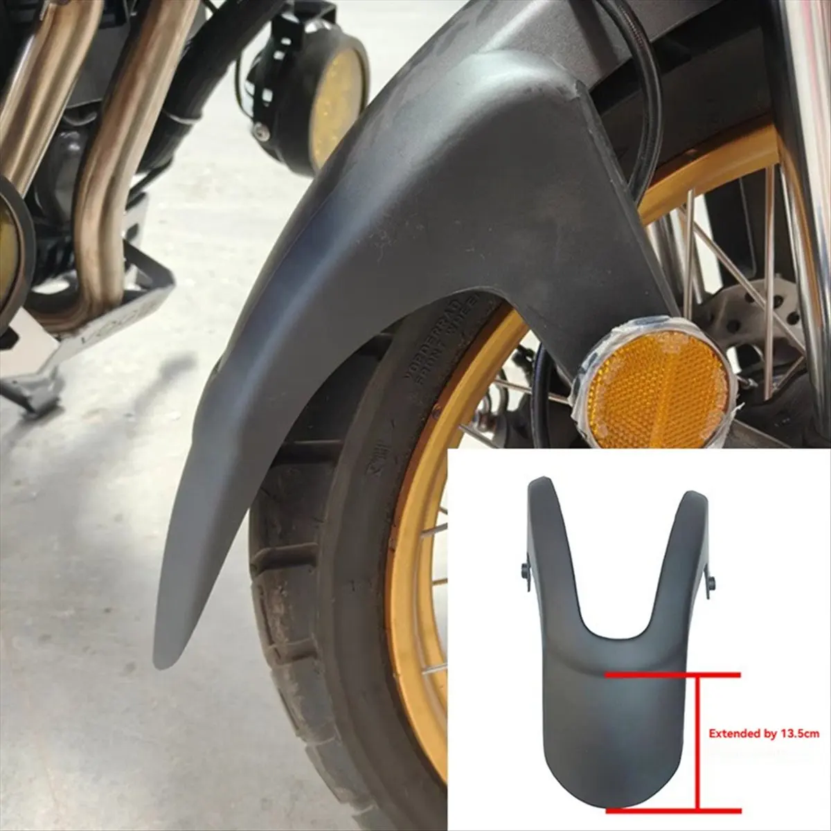 Compatible Motorcycle Front Mudguard Extension Fender Splash Guard Protector for LONCIN VOGE DS625X DS 625X 2025 Accessories