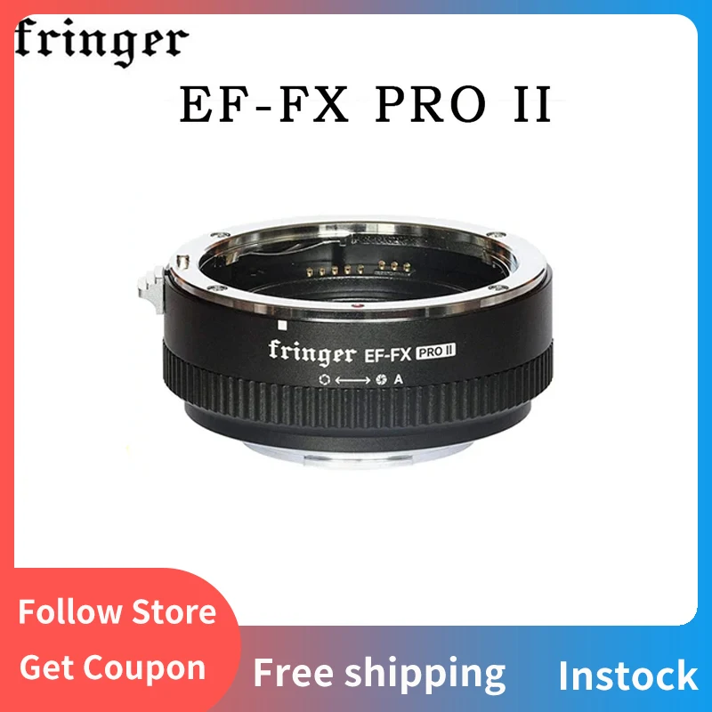 

Кольцо-адаптер для объектива Fringer EF-FX PROII с автофокусом для Canon EF для Fujifilm X-H X-T X-Pro, легкий объектив