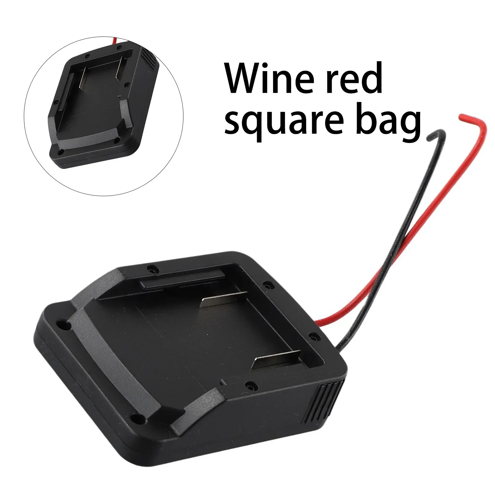 Adaptor Battery Adapter Li-ion Battery Connector Dock For Metabo 18V Output 1 Piece 12 AWG Replace Replacement