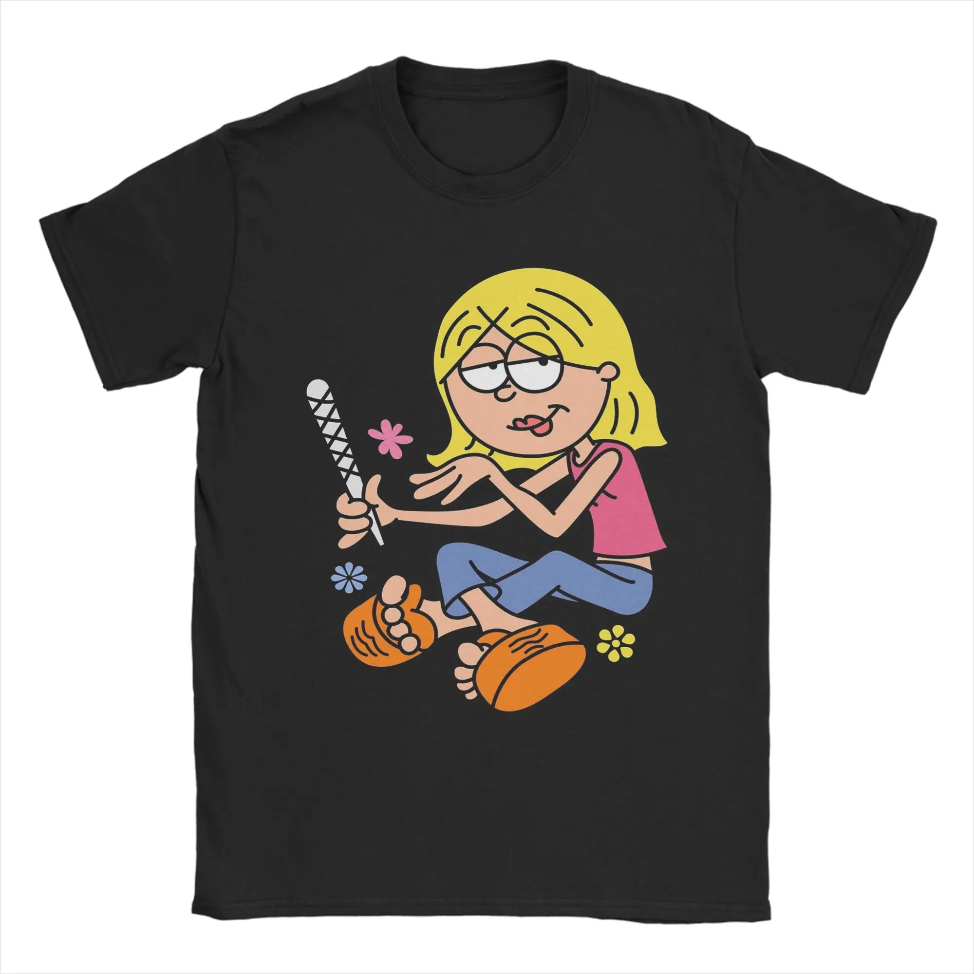 Cool Lizzie McGuire T-Shirt Men Crewneck Cotton T Shirts  Short Sleeve Tees Gift Idea Tops