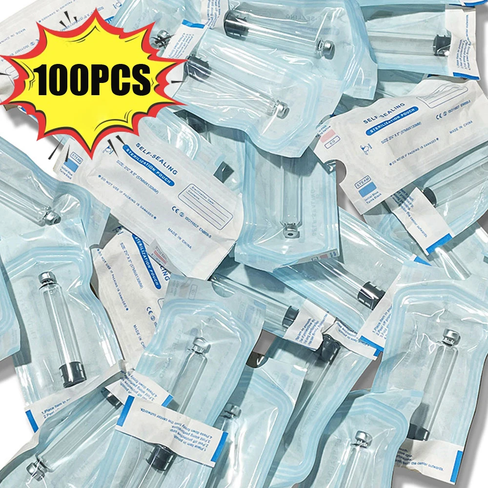 AfricCassette-Cartouches d\'insuline, bouteille pour stylo d\'injection CAN ly, emballage individuel, esthétique médicale, 3ml, 100 pièces