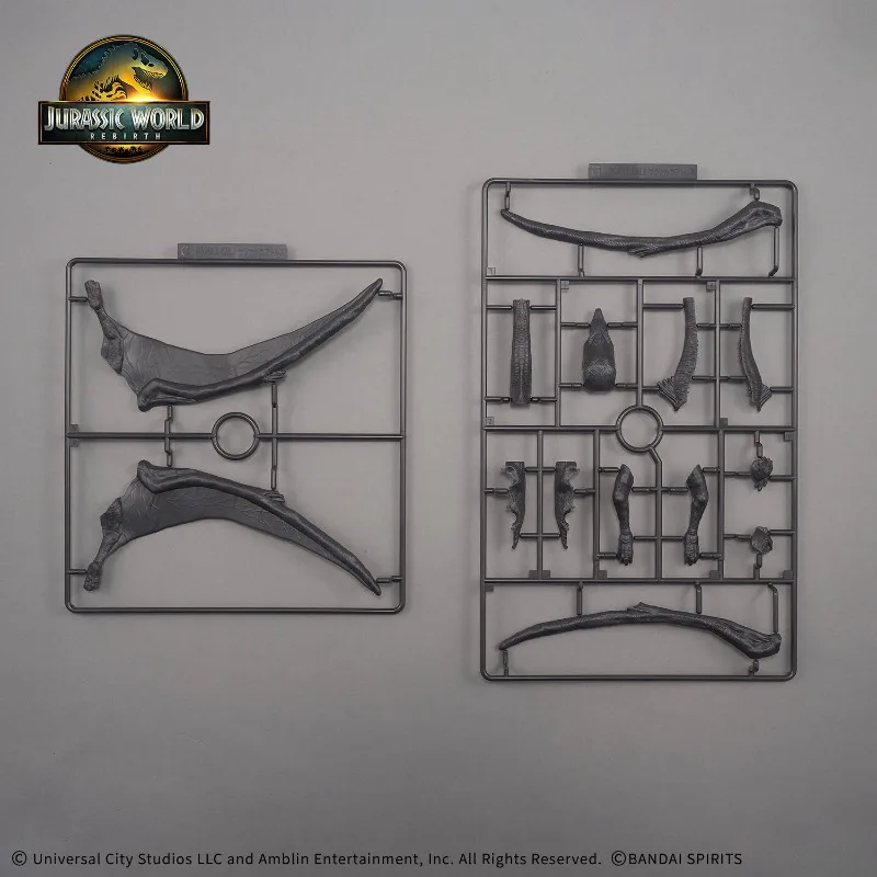 Montagem bandai em estoque original planosaurus jurassic world-quetzalcoatlus- anime figuras de ação brinquedos modelo colecionável presentes