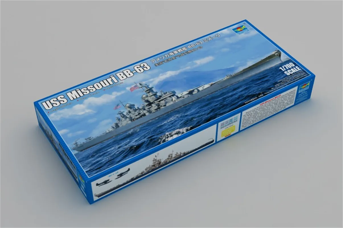 

Trumpeter масштаб 1/700 USS Missouri BB-63 линкор военная пластиковая модель в сборе # 06748