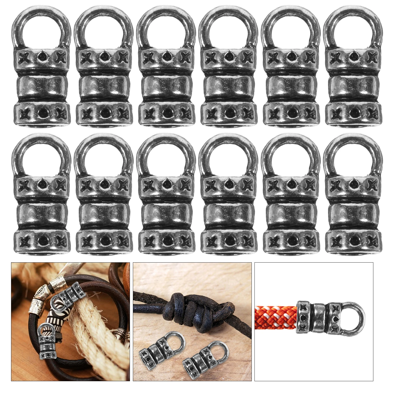 

100pcs Alloy Diy Bracelet Buckle Connection Clasp Strap Jewelry Making Accessory Durable Hardware For Keychain Anklet Lanyard