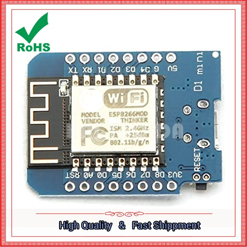 D1 Mini Mini Edition NodeMcu Lua WIFI Based On ESP-12F ESP8266 Development Board Module