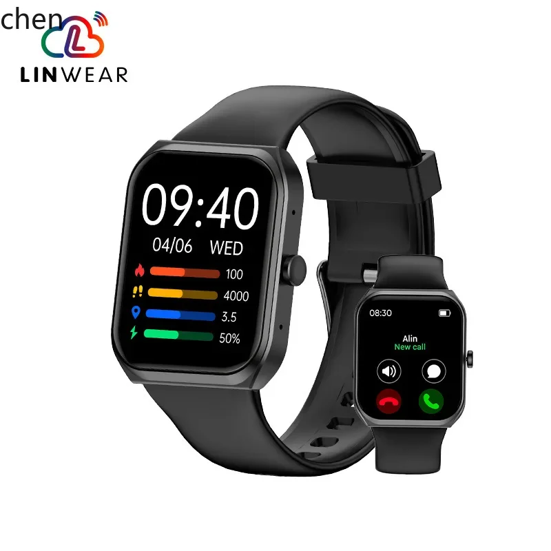 ZK smart watch blood oxygen true heart rate sleep exercise high definition large screen voice assistant bluetooth call