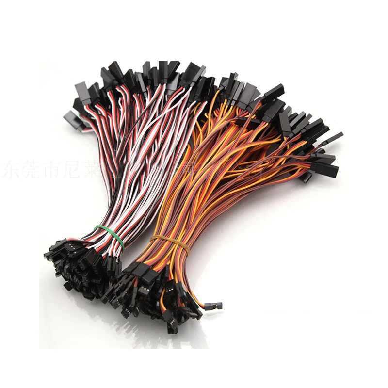 6/10/15/20/30/40//50/60/100/200cm RC Servo extensión 30/60 Cable macho a hembra para JR Plug Servo avión Quadcopter Coche