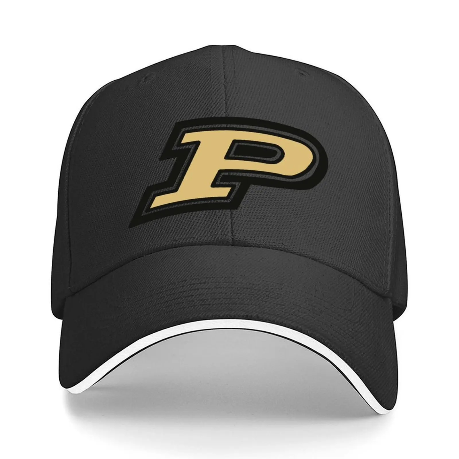 

Purdue p Baseball Cap Trucker Cap sun caps Streetwear Golf Wear Female Men's