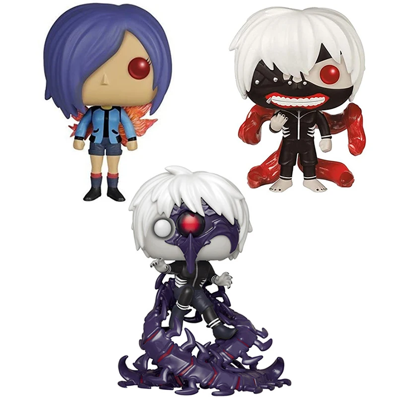 Funko Pop Токийский Гуль Аниме фигурки Half-Kakuja Kaneki #465 Ken Kaneki #61 виниловые фигурки Куклы экшн-игрушки