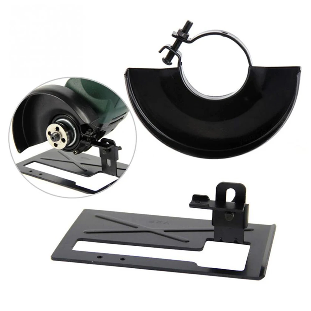 Imagem -03 - Metal Angle Grinder Bracket Stand Holder Capa Protetora Balance Base Guard Capa para 100 mm Angle Grinder Woodwoking Ajustável