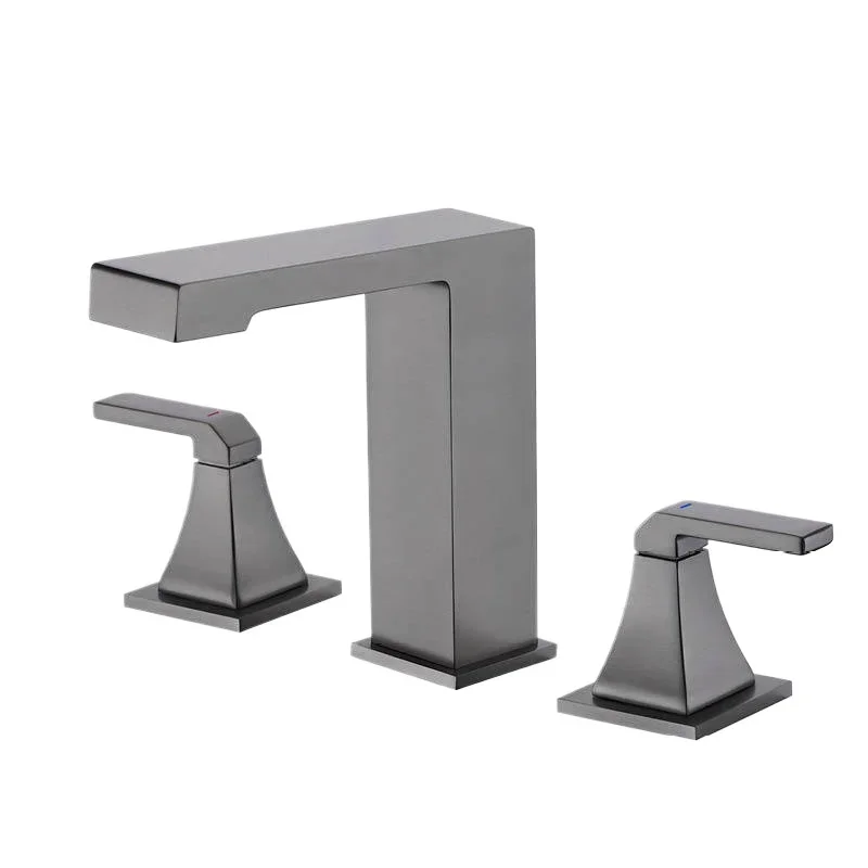 

All copper bath shower faucet Hotel B & B hole wash basin faucet