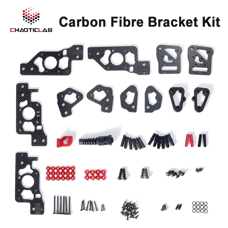 

CHAOTICLAB Carbon Fibre Bracket Kit for Voron2.4 R2 Gantry AB Motor XY Joint 3D Printer Accessories DIY 3d Printing