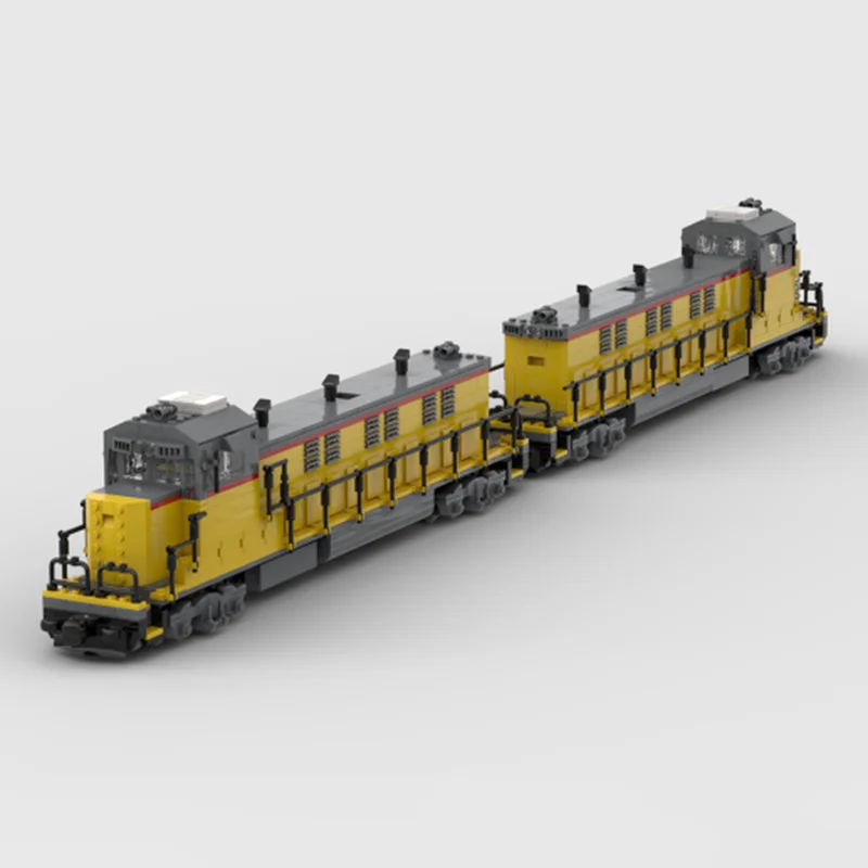 1002 Uds. MOC Union Pacific Genset tren modelo bloques de construcción arquitectura DIY regalos creativos de Navidad Idea juguete educativo