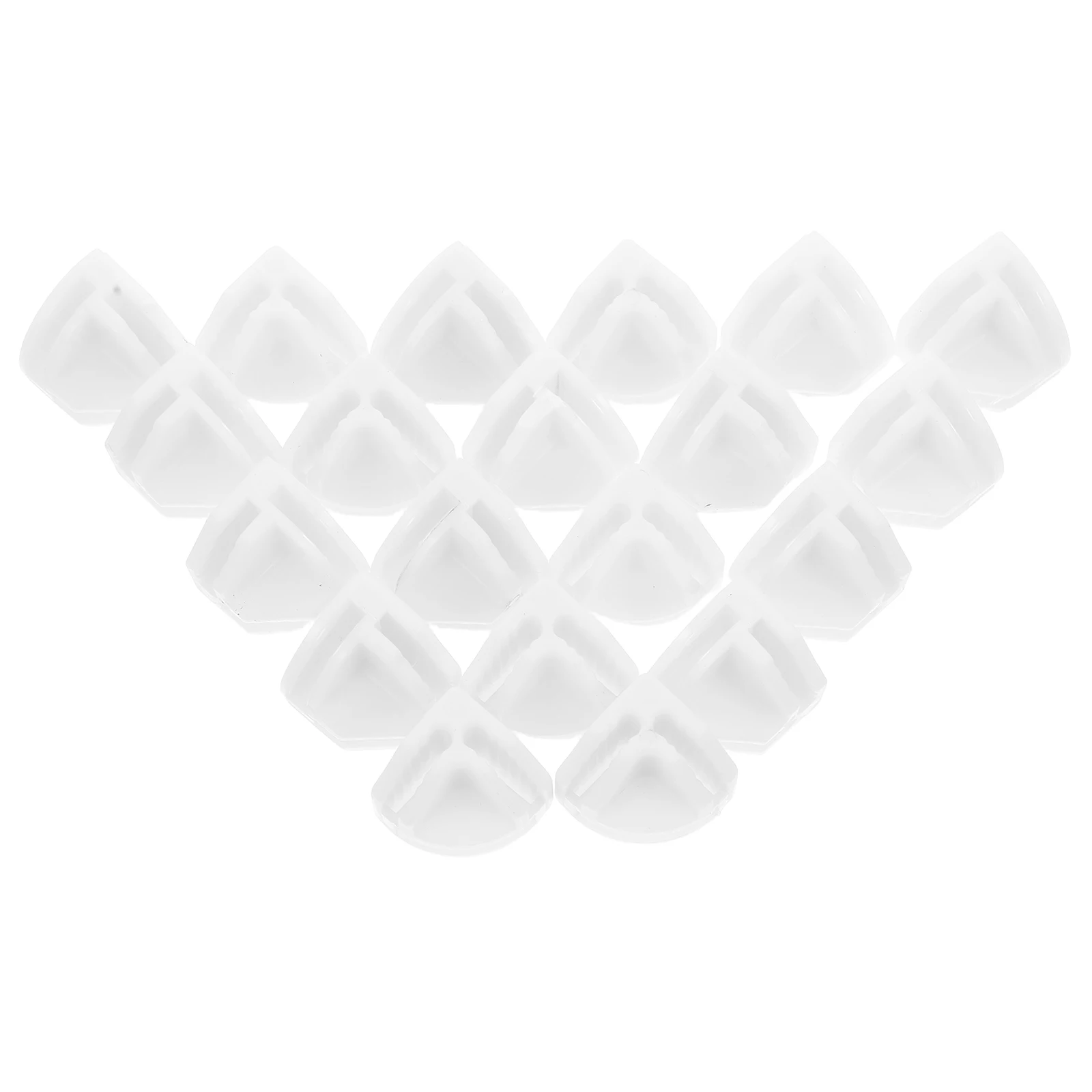 

20pcs Panel Connectors Plastic Grid Cage Fasteners For Diy Cube Shelving Wire Storage Organizers Pet Cage Latches Corner