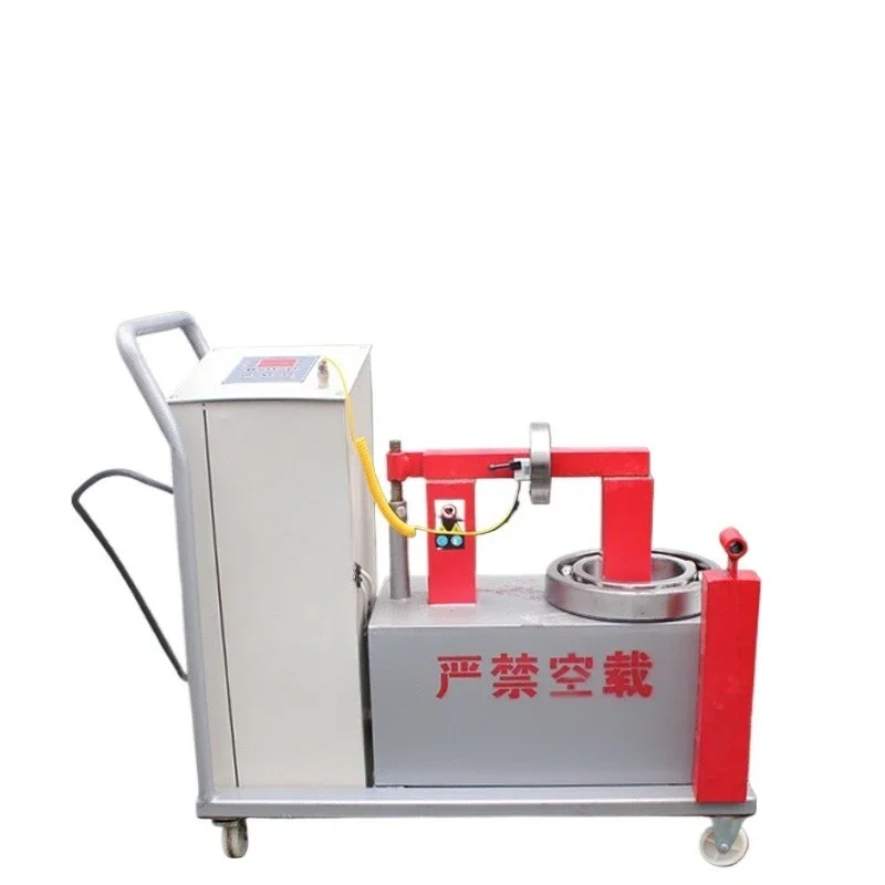 Mobile, electromagnetic induction computer-controlled gear quick removal and installation