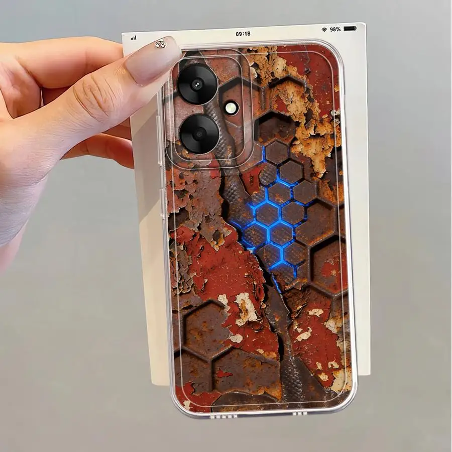 Stainless Carbon Fiber Case for Xiaomi Poco X3 NFC X3 Pro Soft Phone Cover