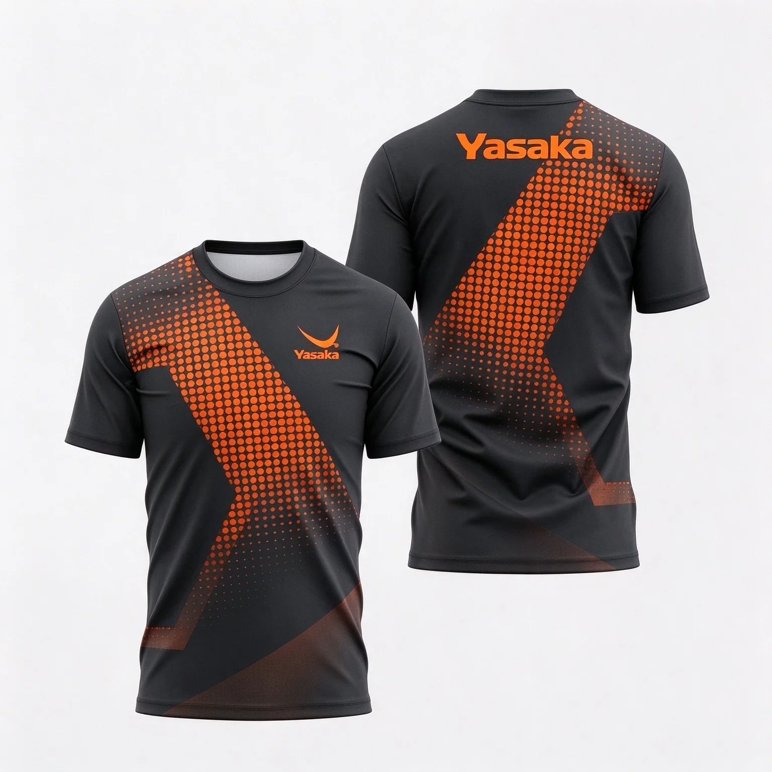 Men Table Tennis Sport Jersey Quick Dry Short Sleeve T Shirt Dot Print Ping Pong Training Top Multi Color