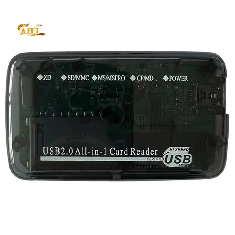 

AEE7-USB 2.0 Card Reader Dongle CF MS TF M2 XD SD Memory Card Writer 480Mbps View Data Transfer Adapter Plug Play