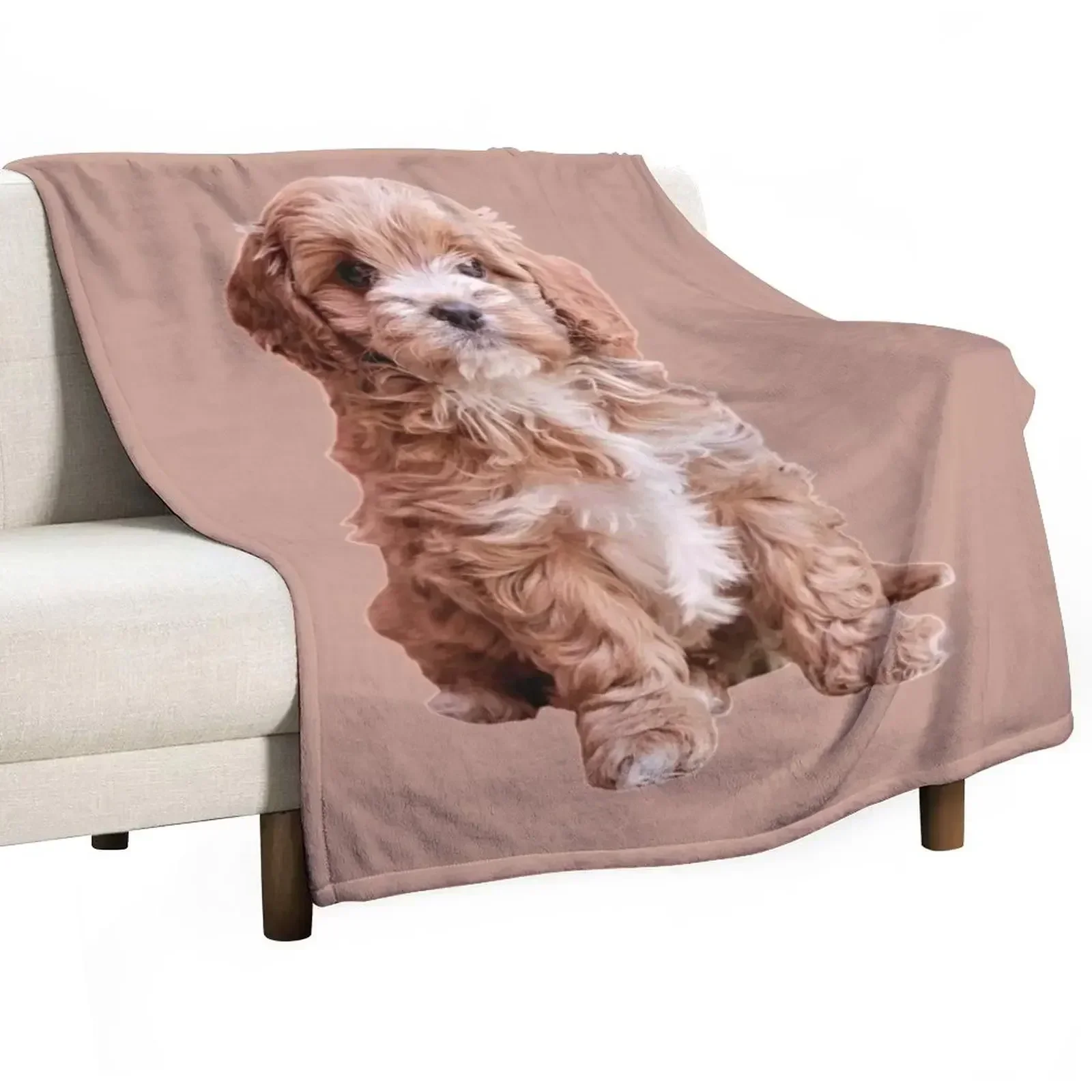 

Cavapoo Throw Blanket sofa bed Hairy Bed covers Extra Large Throw Blankets