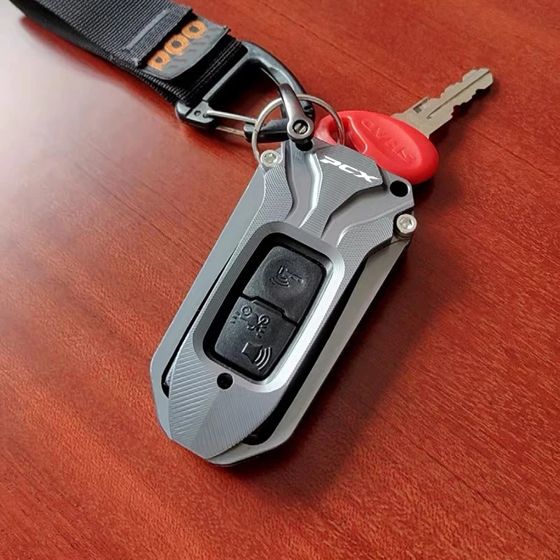 For HONDA PCX160 PCX125 PCX150 PCX 125/150/160 Motorcycle Keyless System Remote Key Case Cover Shell Modified Key Accessories