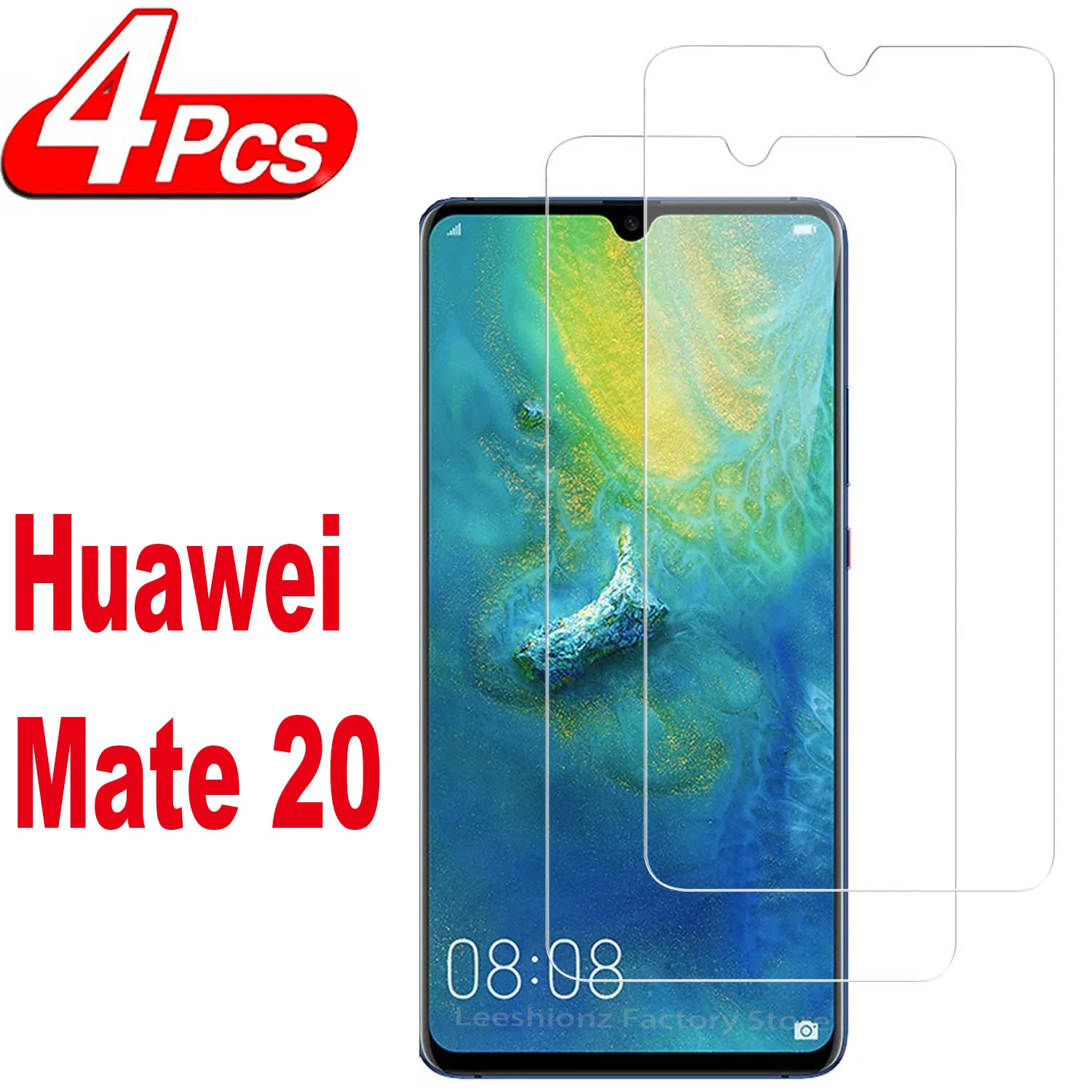 

2/4Pcs HD Full Cover Tempered Glass For Huawei Mate 20 Film