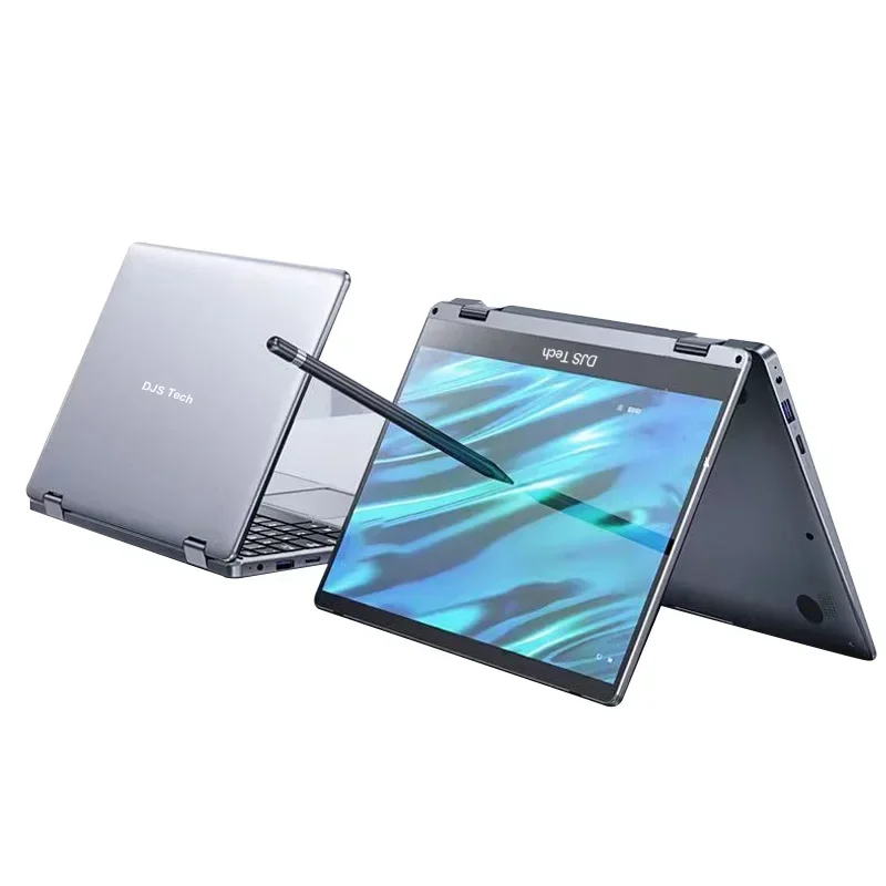 

OEM Yoga 11inch 13inch 14inch Lightweight Portable Ul-trabook Notebook Home Office Rotating Screen Laptop J4105 N4120 CPU